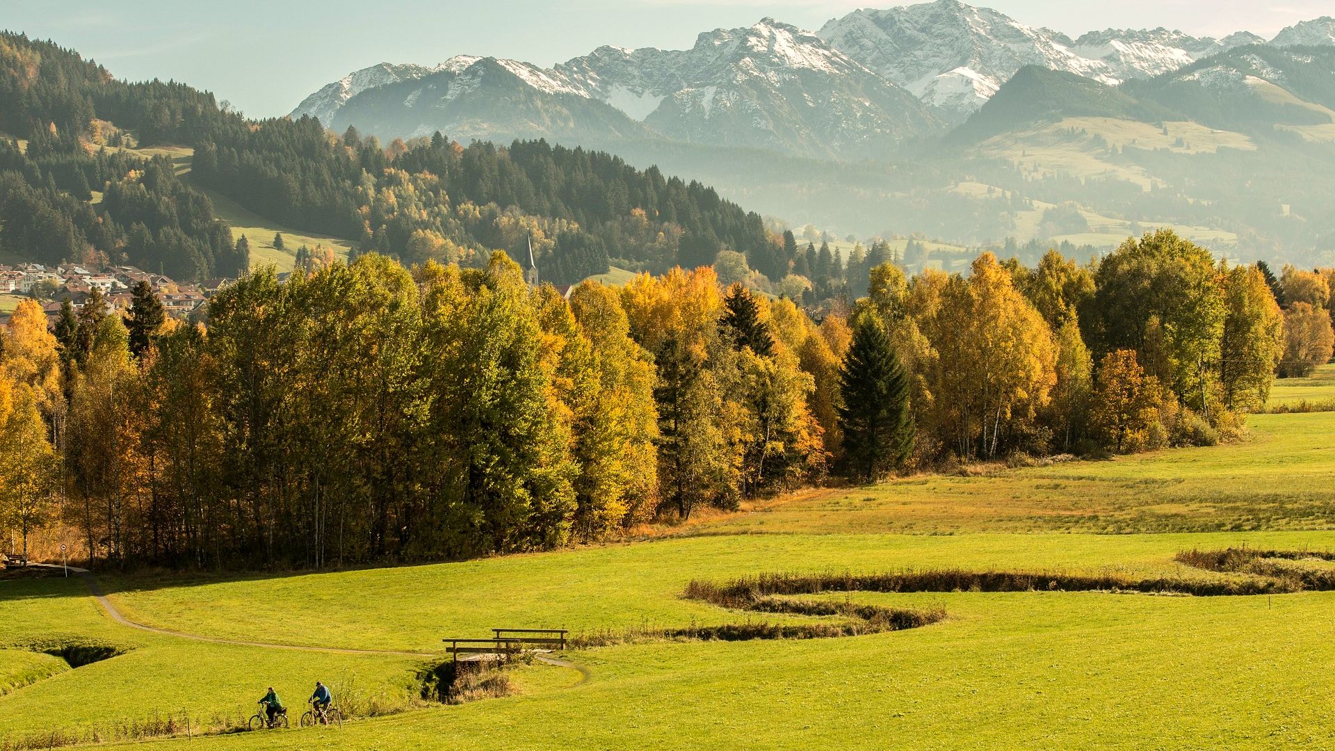 Naturlandschaft — Retreat in den Allgäuer Alpen und ihrer Seenlandschaft